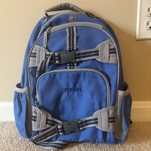 Pottery Barn Kids Mackenzie small backpack with RYAN personalization